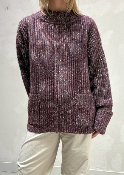 NA-KD burgundy red - sweater