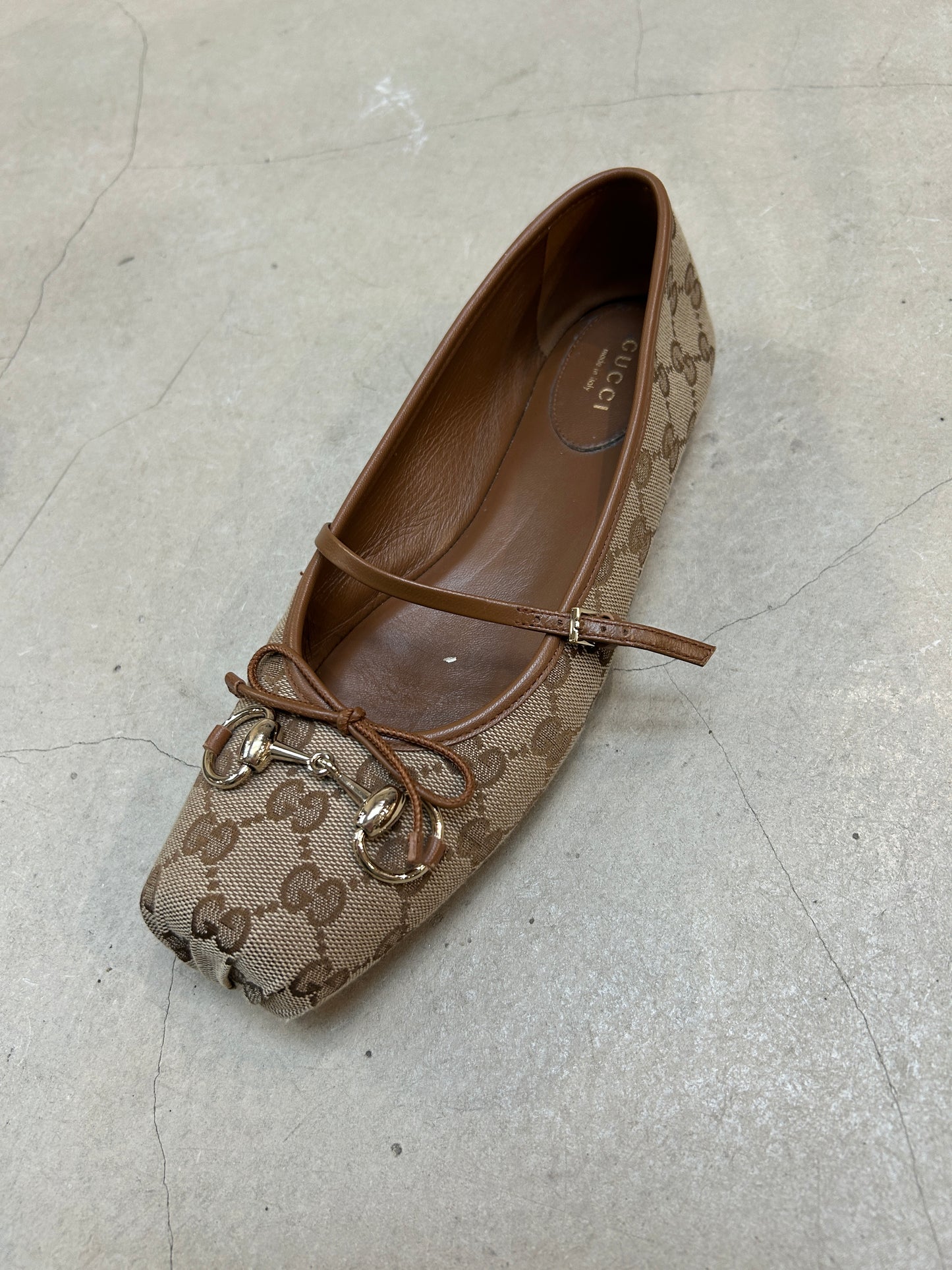 Gucci Double G Buckle Ballerinas