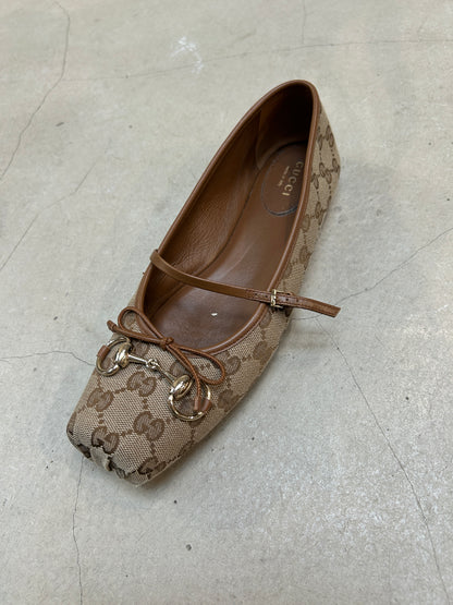 Gucci Double G Buckle Ballerinas