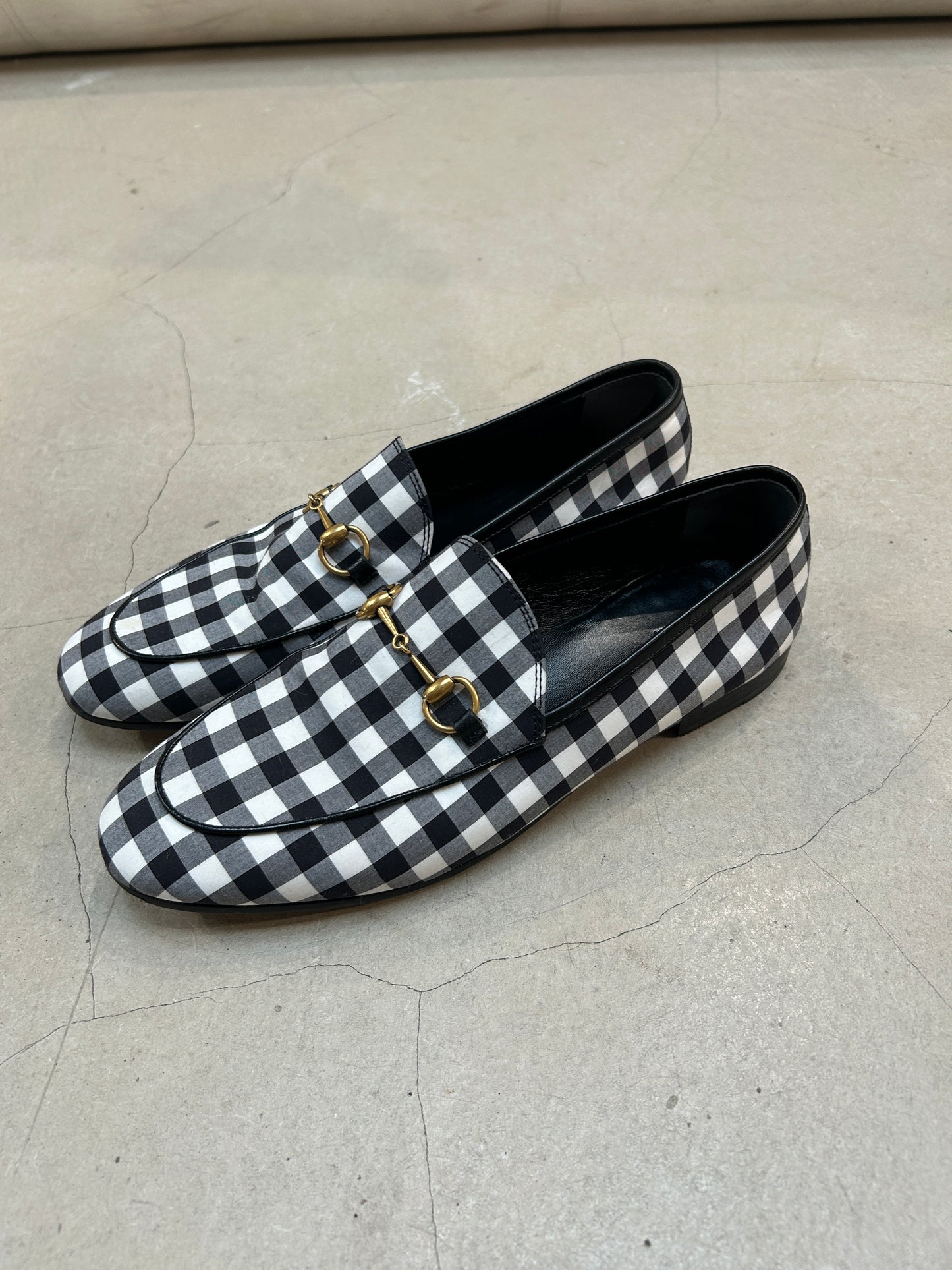 Gucci Mocassins Checkerd
