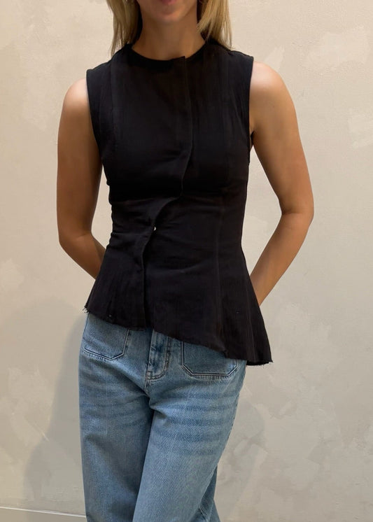 Weekday fitted brown - top