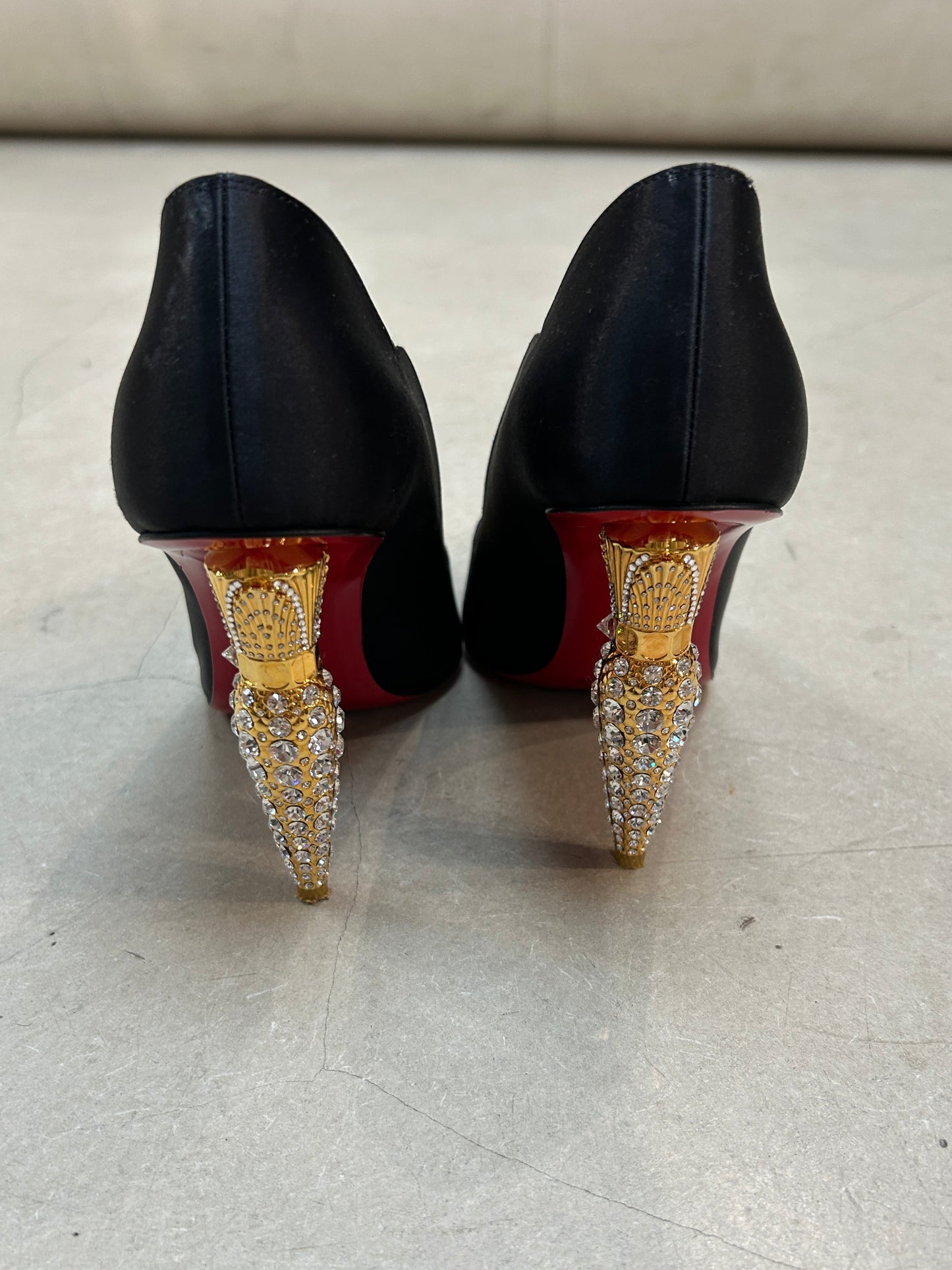Christian Louboutin Lipstrass Crystal Pumps