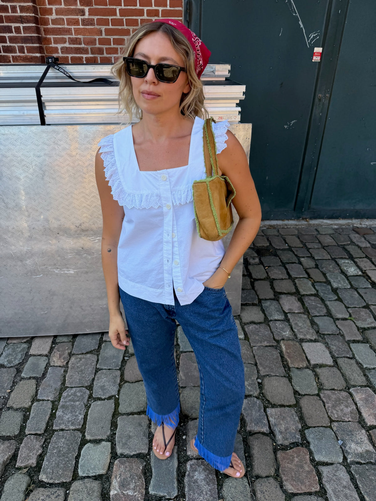 The Frankie Upcycled Fringe Denim – Elise Bak x UME Studio