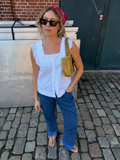 The Frankie Upcycled Fringe Denim – Elise Bak x UME Studio