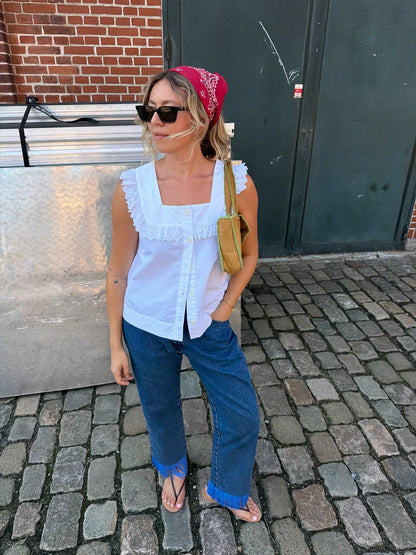 The Frankie Upcycled Fringe Denim – Elise Bak x UME Studio