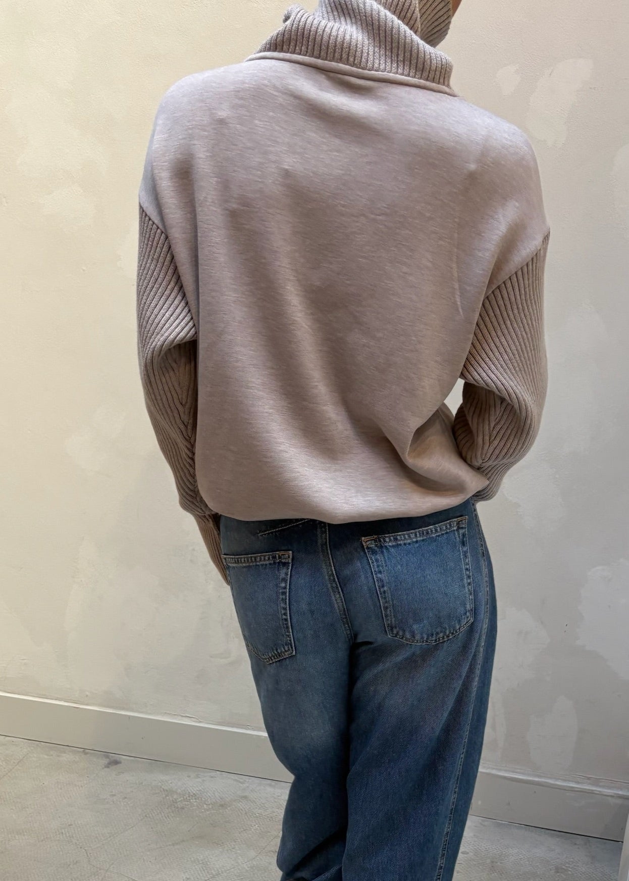 Varley double soft beige - sweater
