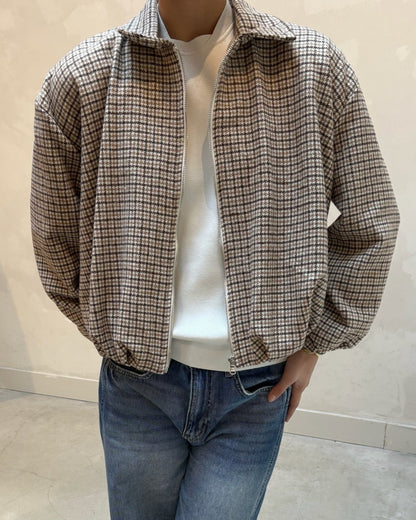 Checkerd jacket - Curated New by UME