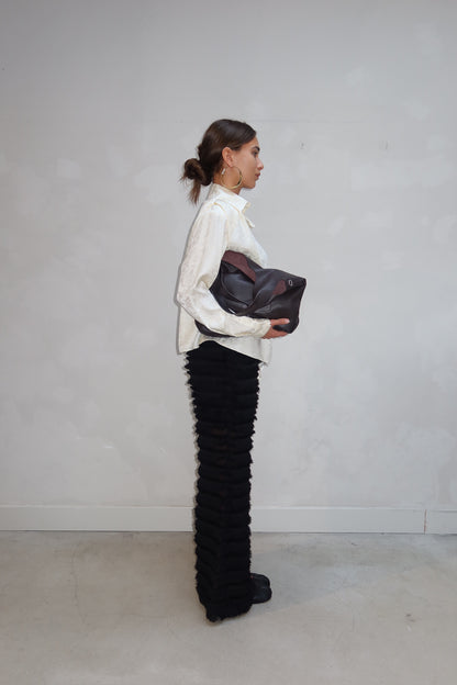 Munthe - Ruffle pants black