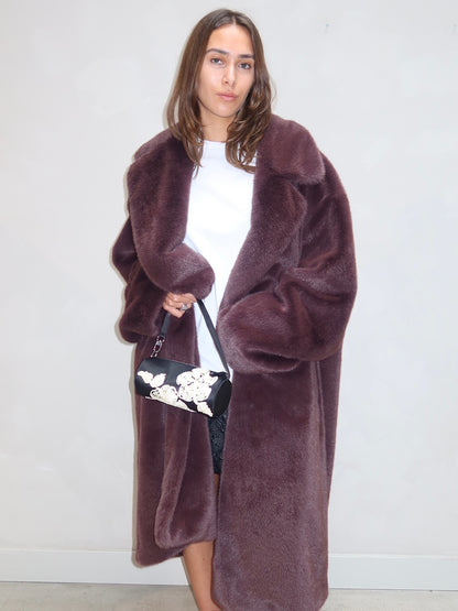 Essentiel Antwerp Coat Burgundy