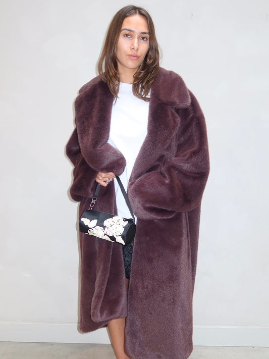 Essentiel Antwerp Coat Burgundy