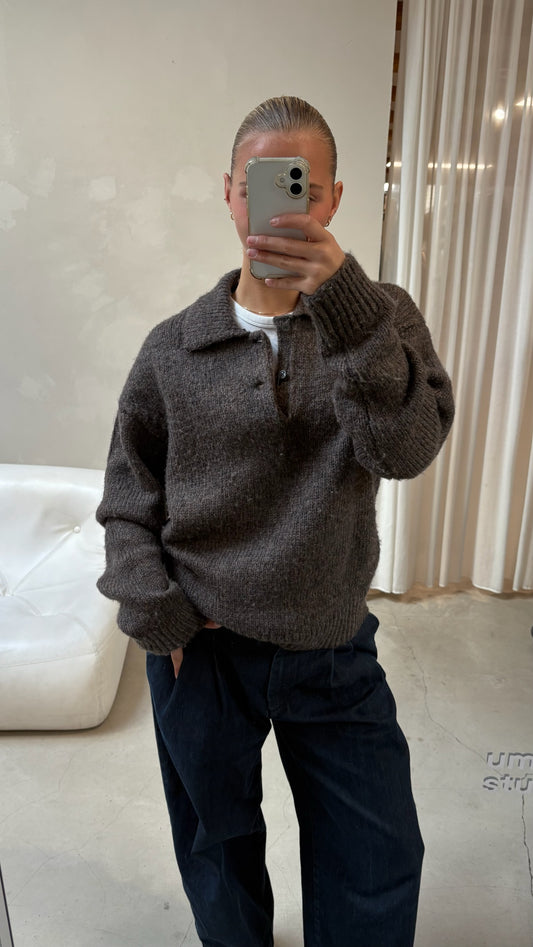 Weekday brown - cardigan