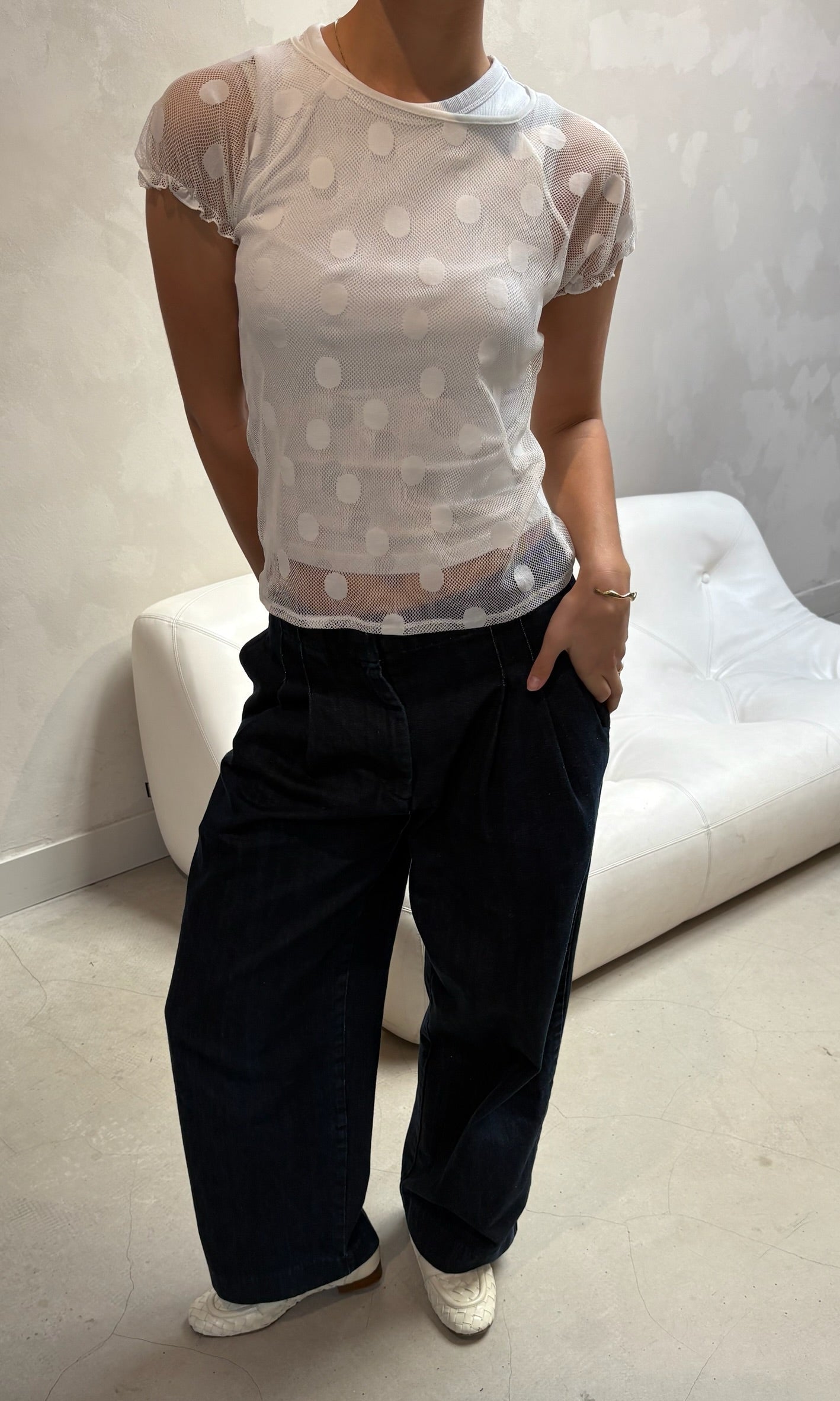 Attega polkadot - top