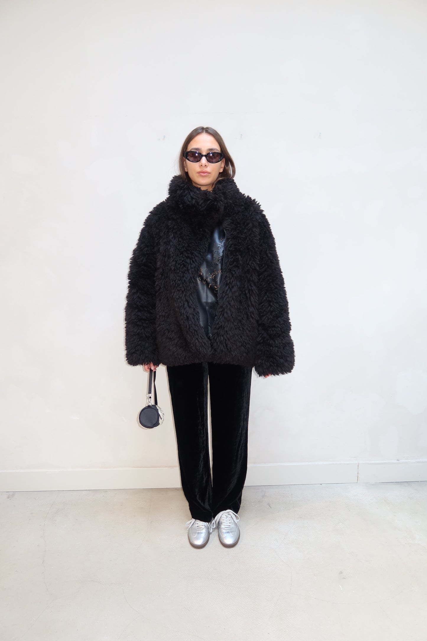 Goldbergh Furry Jacket Black