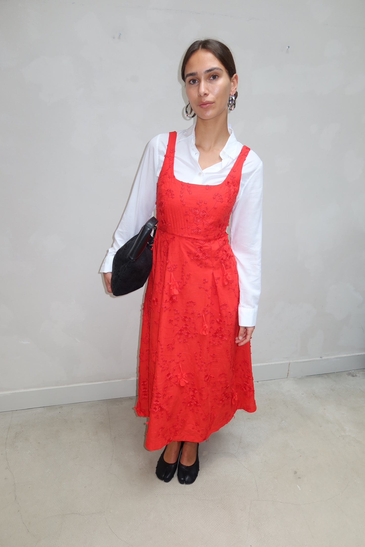 Munthe Flower Dress Red