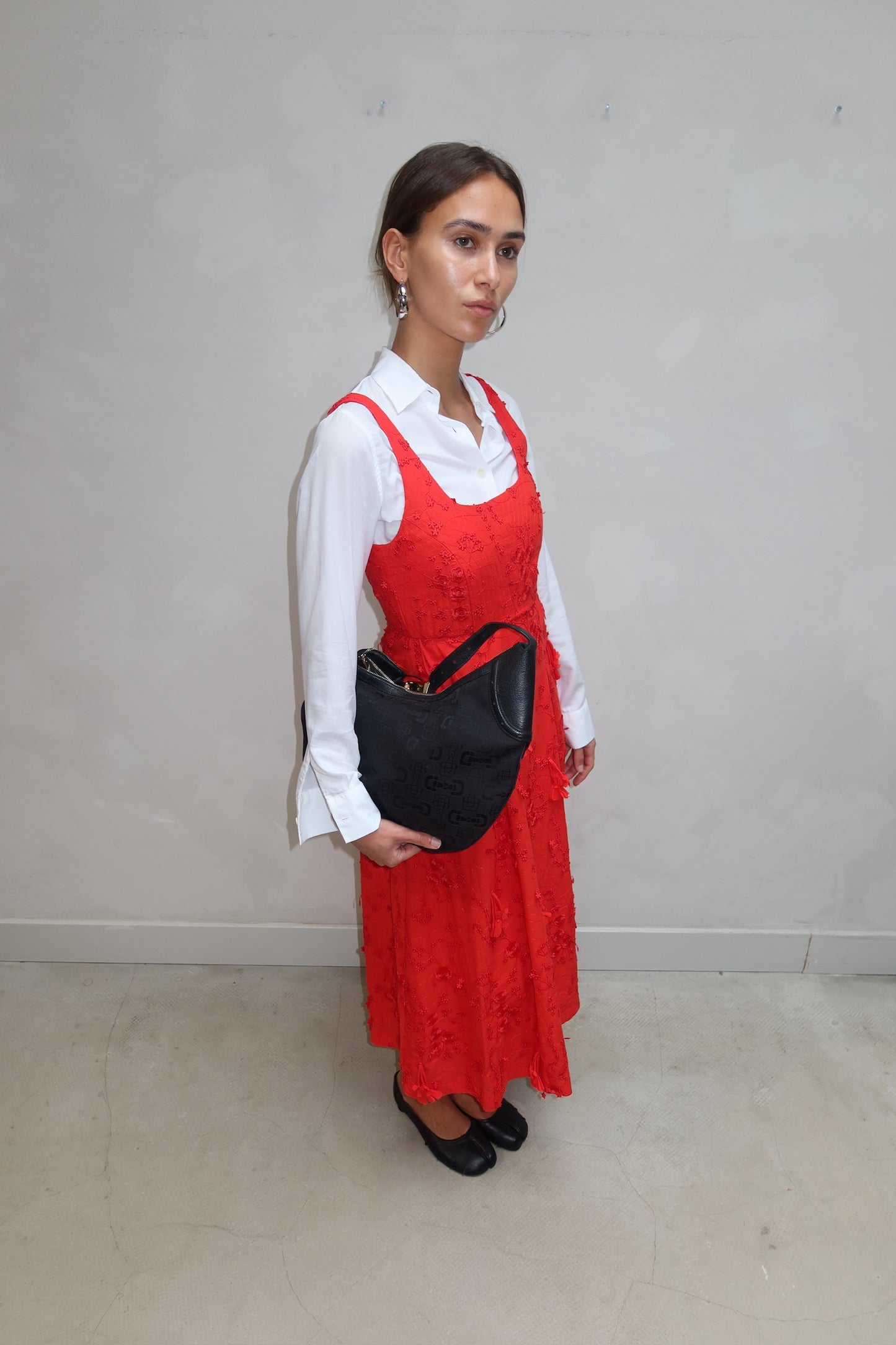 Munthe Flower Dress Red