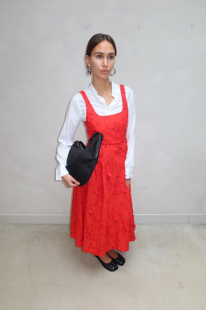 Munthe Flower Dress Red