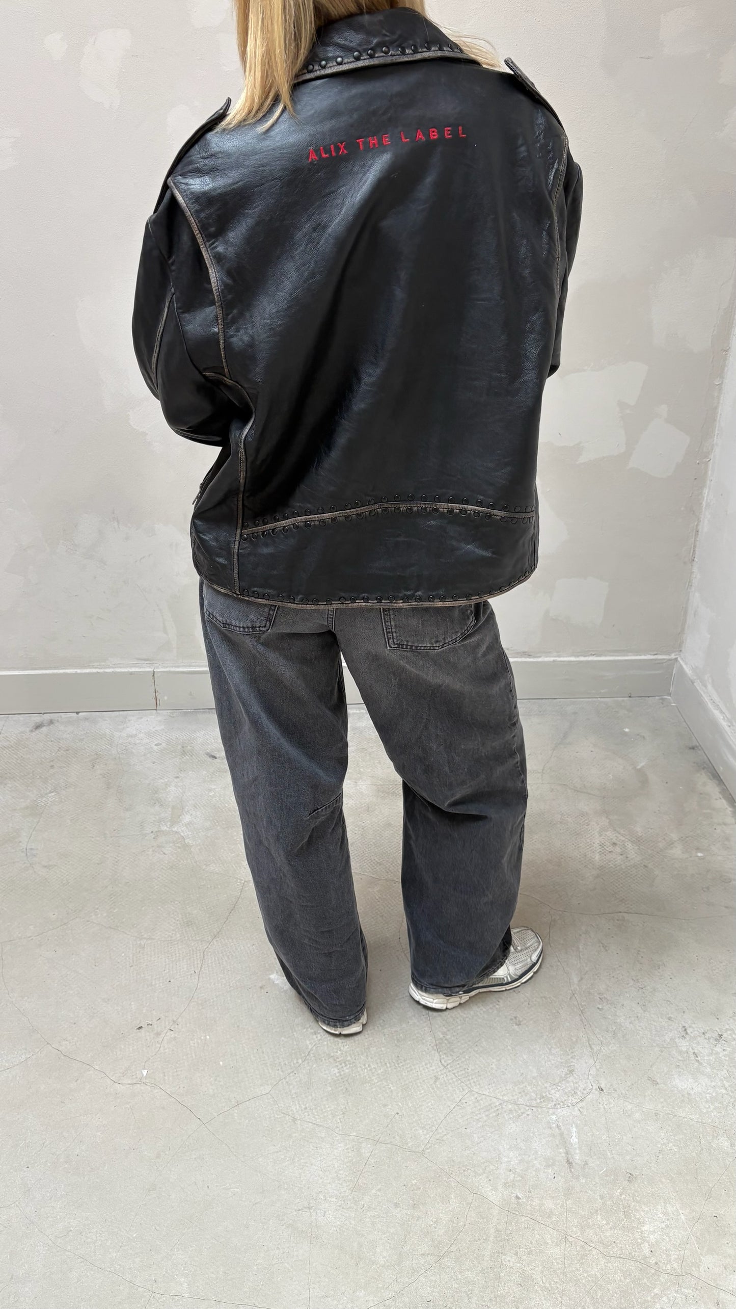 Alix the label leather - jacket