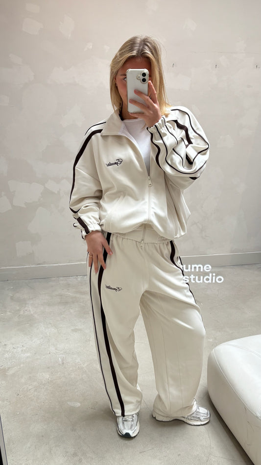 Equalite beige / brown - tracksuit