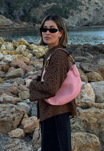 Mandarin Shirt Brown - Curated By UME