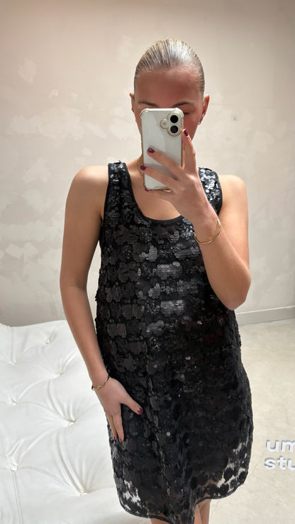 Munthe Cocktail Dress Black - UME STUDIO