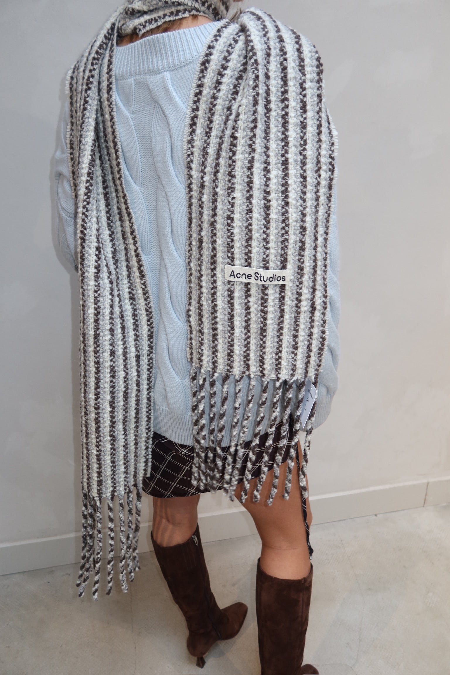 Acne Studios Scarf Blue - UME STUDIO