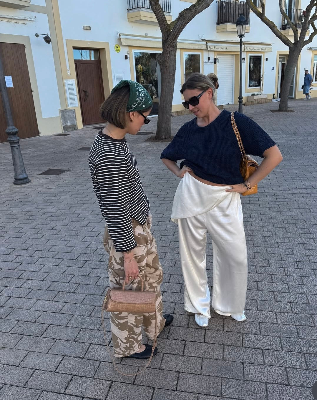 Satin Pants White - Curated by UME