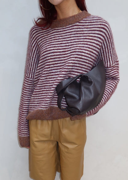 Striped Sweater Red - Curated by UME - UME STUDIO