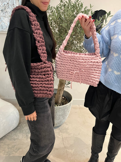 Crochet shoulder bag workshop