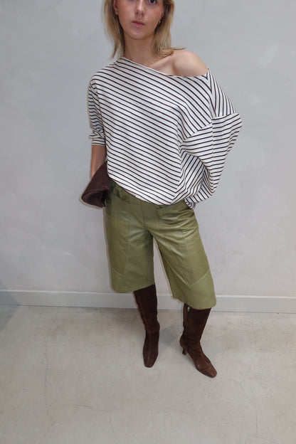 Striped Longsleeve Brown - Curated by UME - UME STUDIO