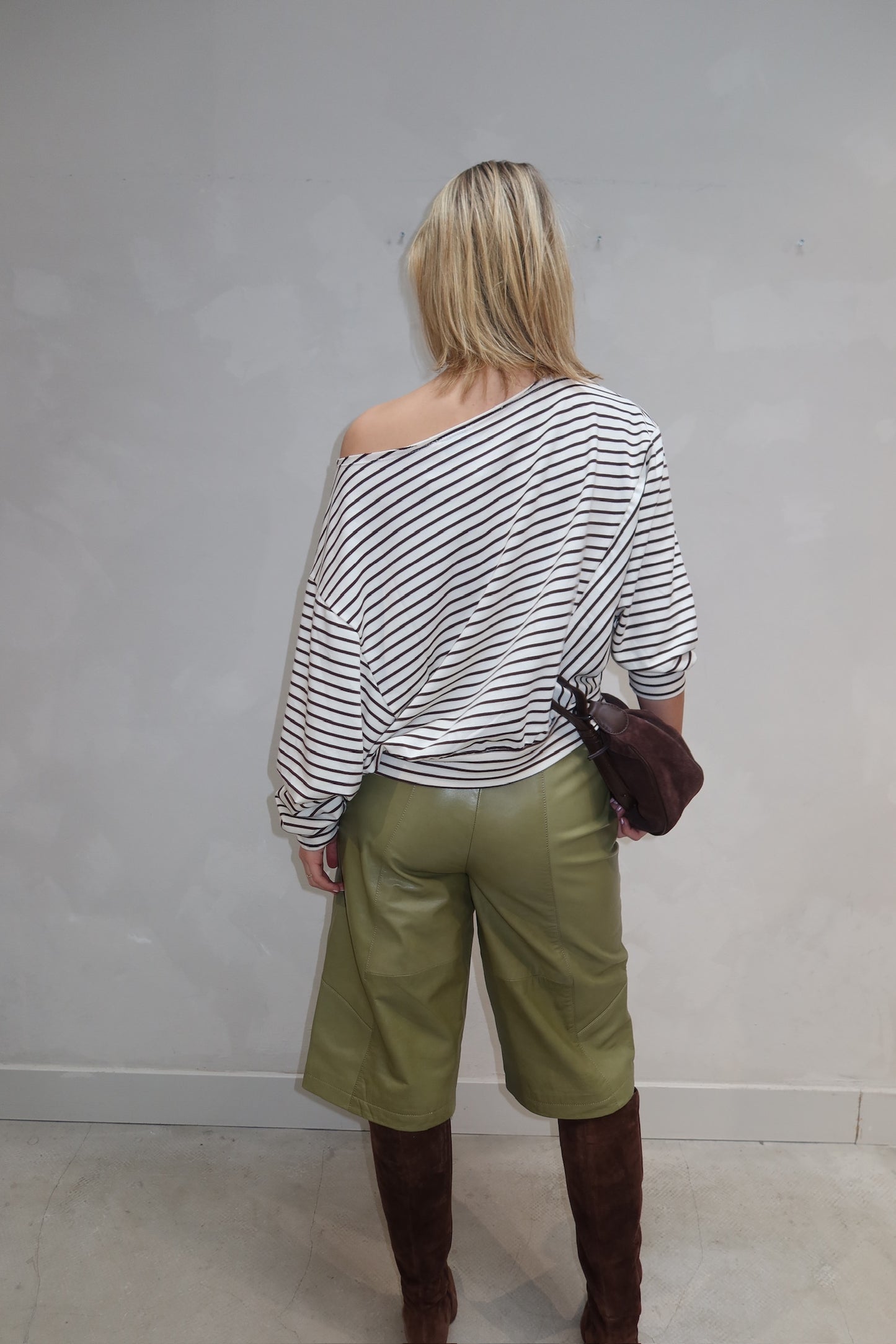 Striped Longsleeve Brown - Curated by UME - UME STUDIO