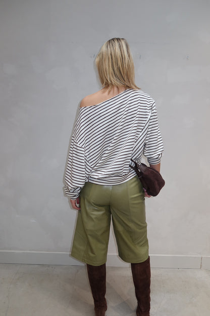 Striped Longsleeve Brown - Curated by UME - UME STUDIO