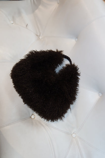 Furry Bag brown - Curated By Ume