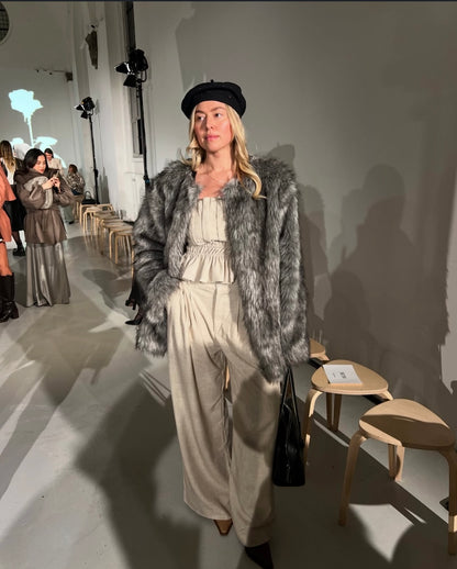 Gestuz furry Grey - Jacket