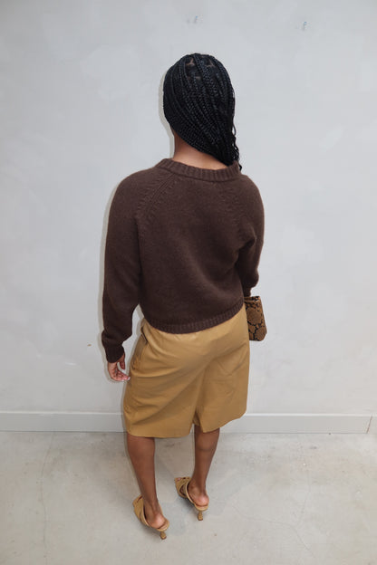Ba&sh Knitted Sweater Brown - UME STUDIO