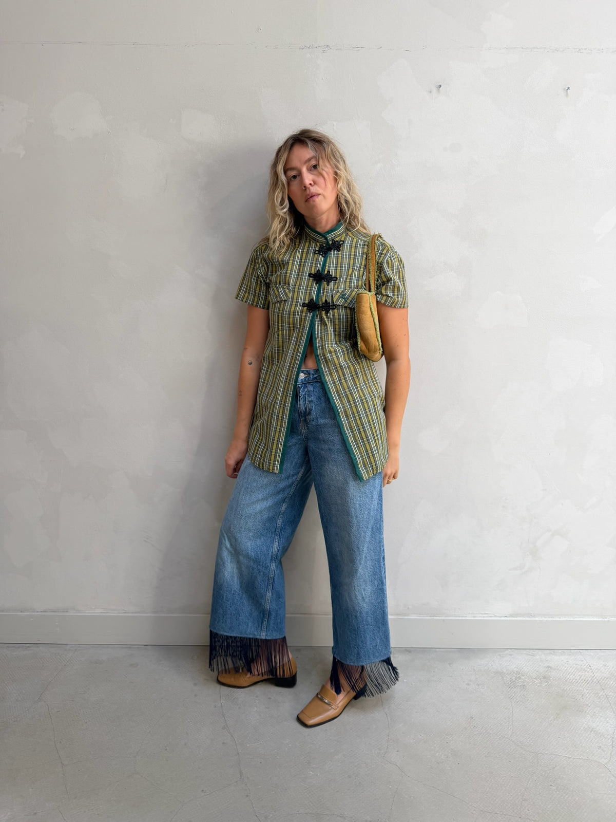 The Frankie Upcycled Fringe Denim – Elise Bak x UME Studio