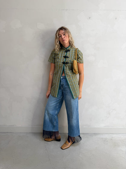 The Frankie Upcycled Fringe Denim – Elise Bak x UME Studio
