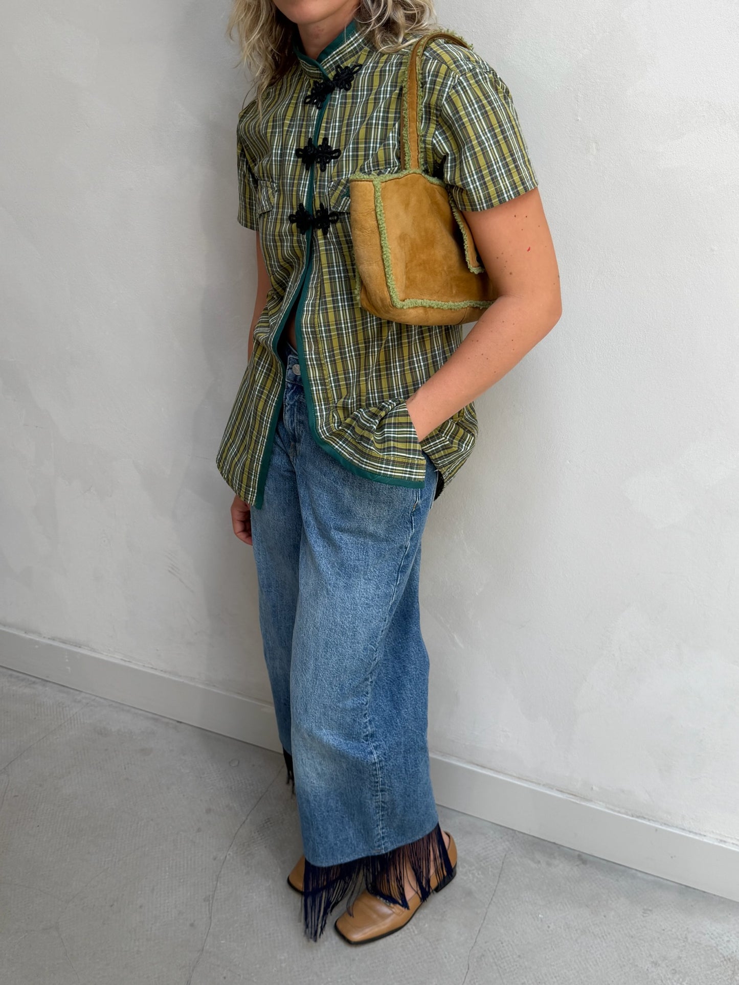 The Yuki Upcycled Checked Shirt – Elise Bak x UME Studio