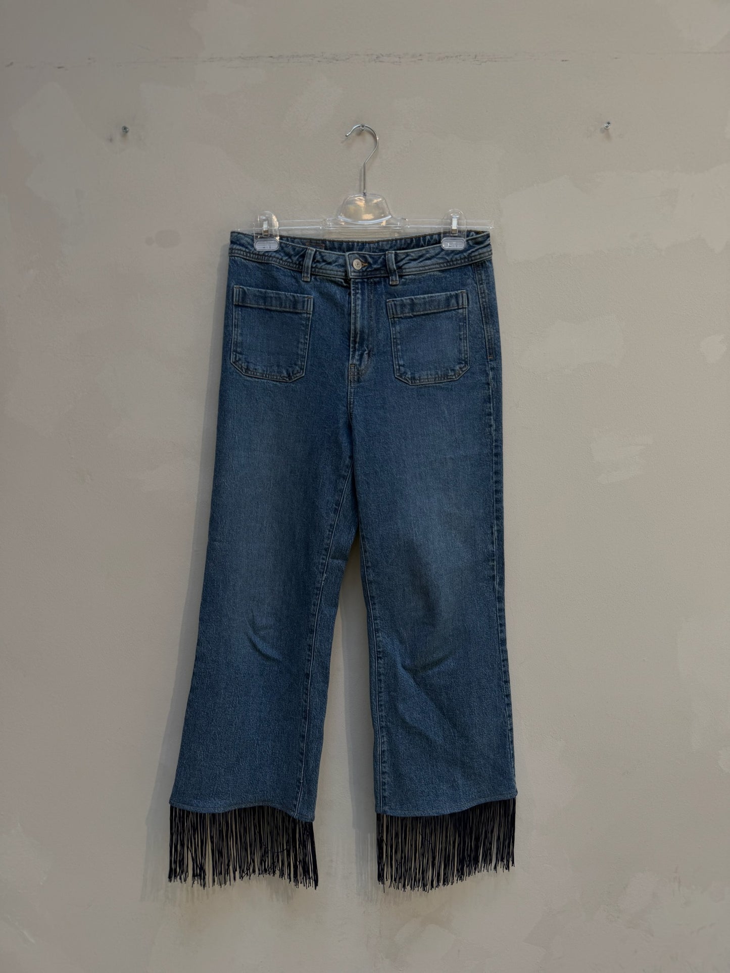 The Frankie Upcycled Fringe Denim – Elise Bak x UME Studio