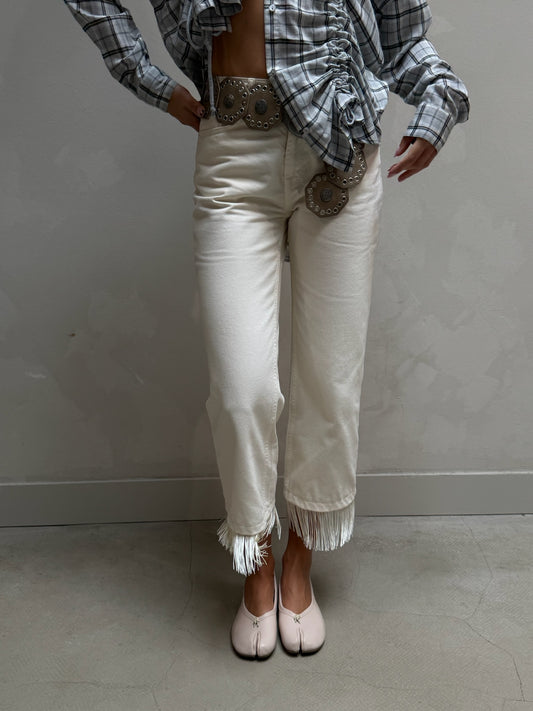 The Frankie Upcycled Fringe Denim – Elise Bak x UME Studio