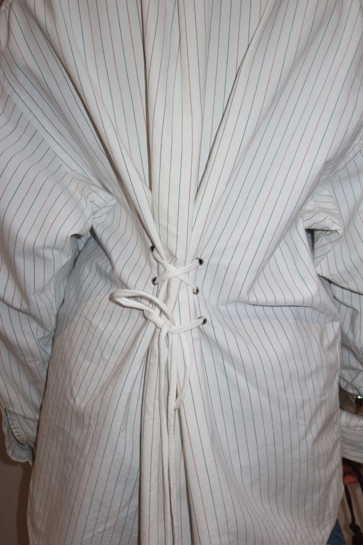 Striped Shirt Blue - Upcycled by UME - UME STUDIO
