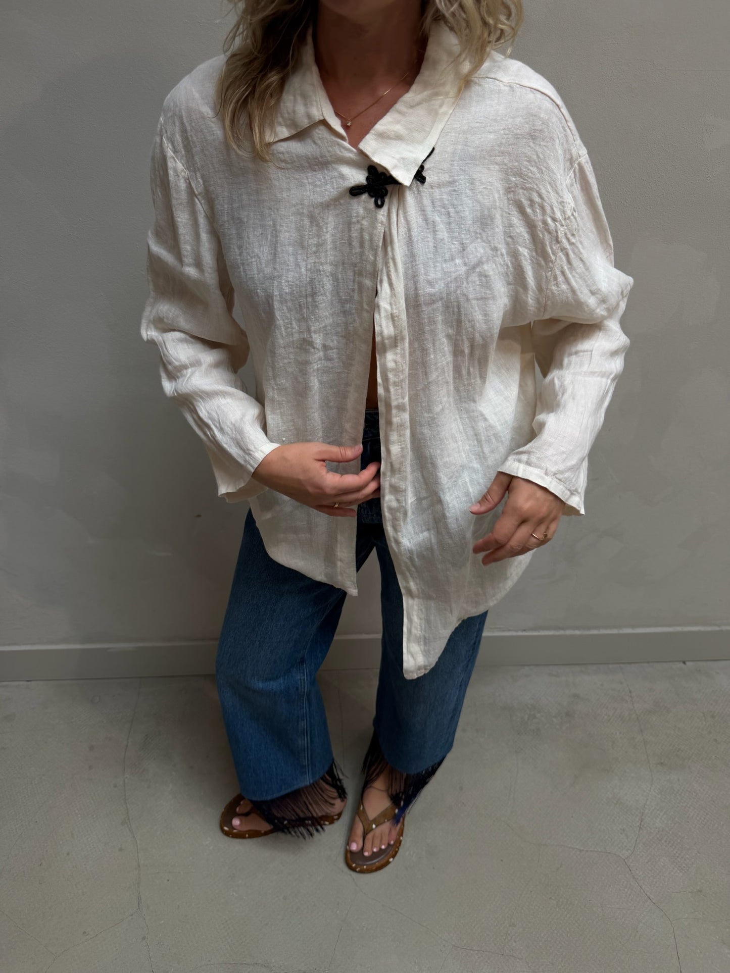 The Niku Upcycled Shirt Cream– Elise Bak x UME Studio