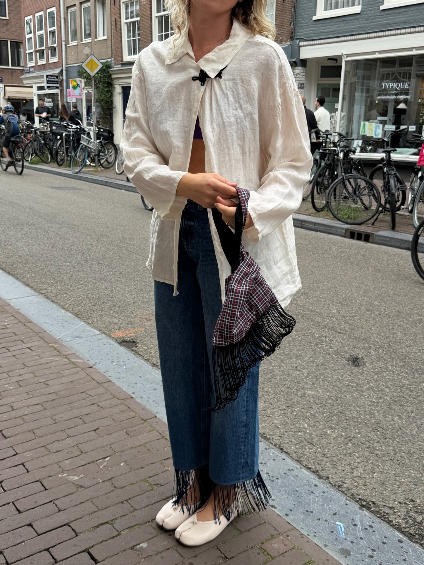 The Niku Upcycled Shirt Cream– Elise Bak x UME Studio