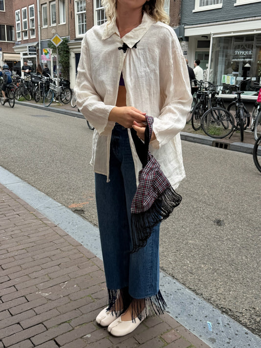 The Niku Upcycled Shirt Cream– Elise Bak x UME Studio