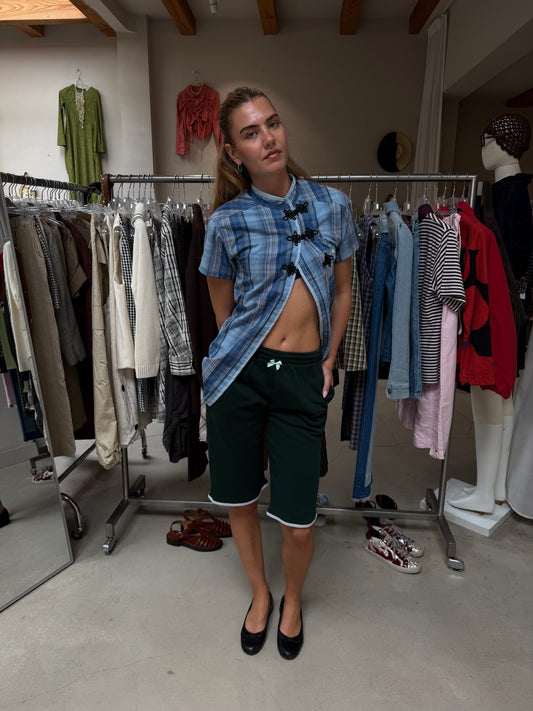 The Billie Upcycled Jersey Jorts Black – Elise Bak x UME Studio
