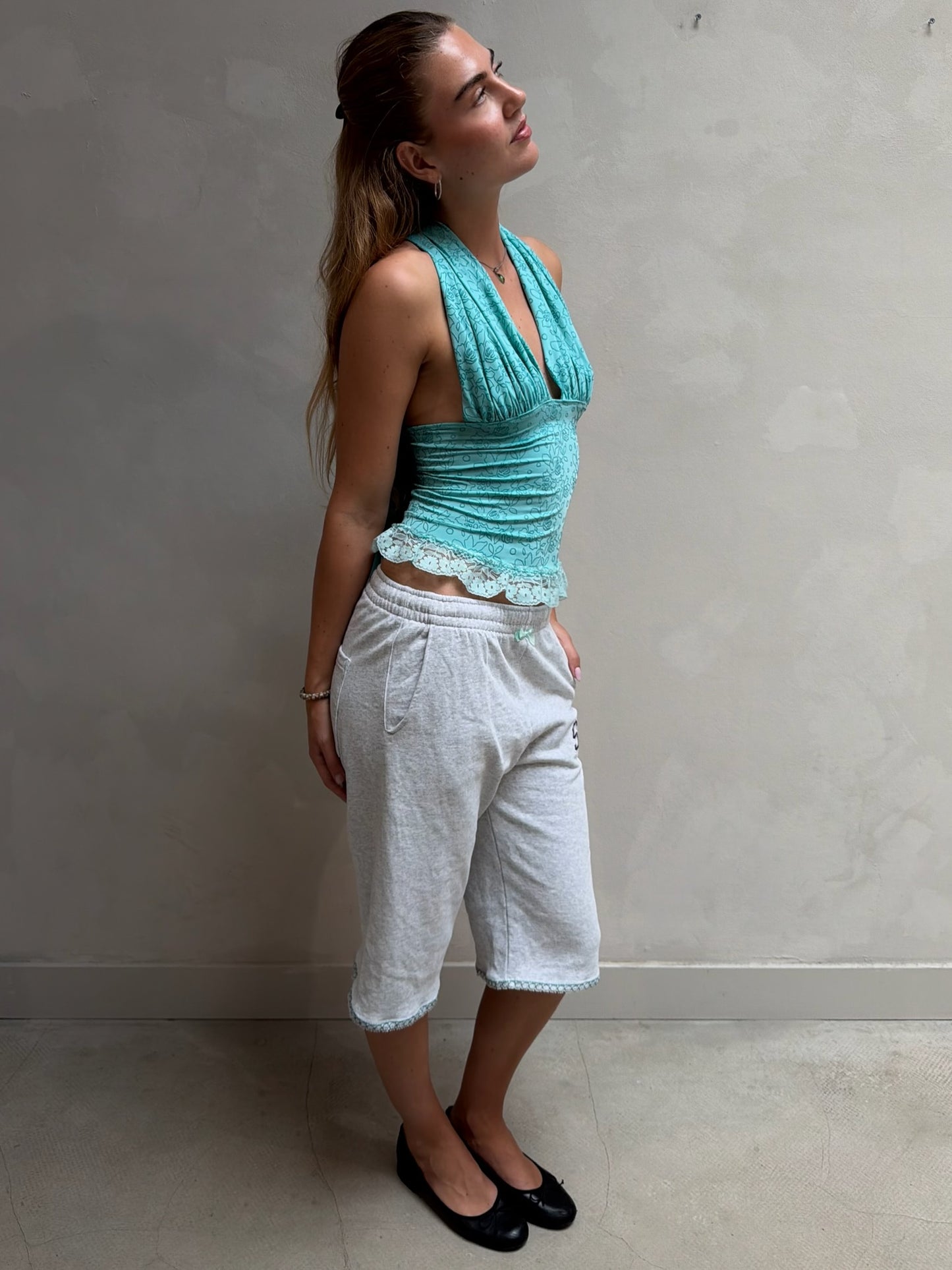 The Billie Upcycled Jersey Jorts Grey – Elise Bak x UME Studio