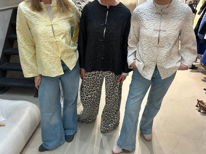 Mandarin Shirt Butter Yellow - Curated By UME