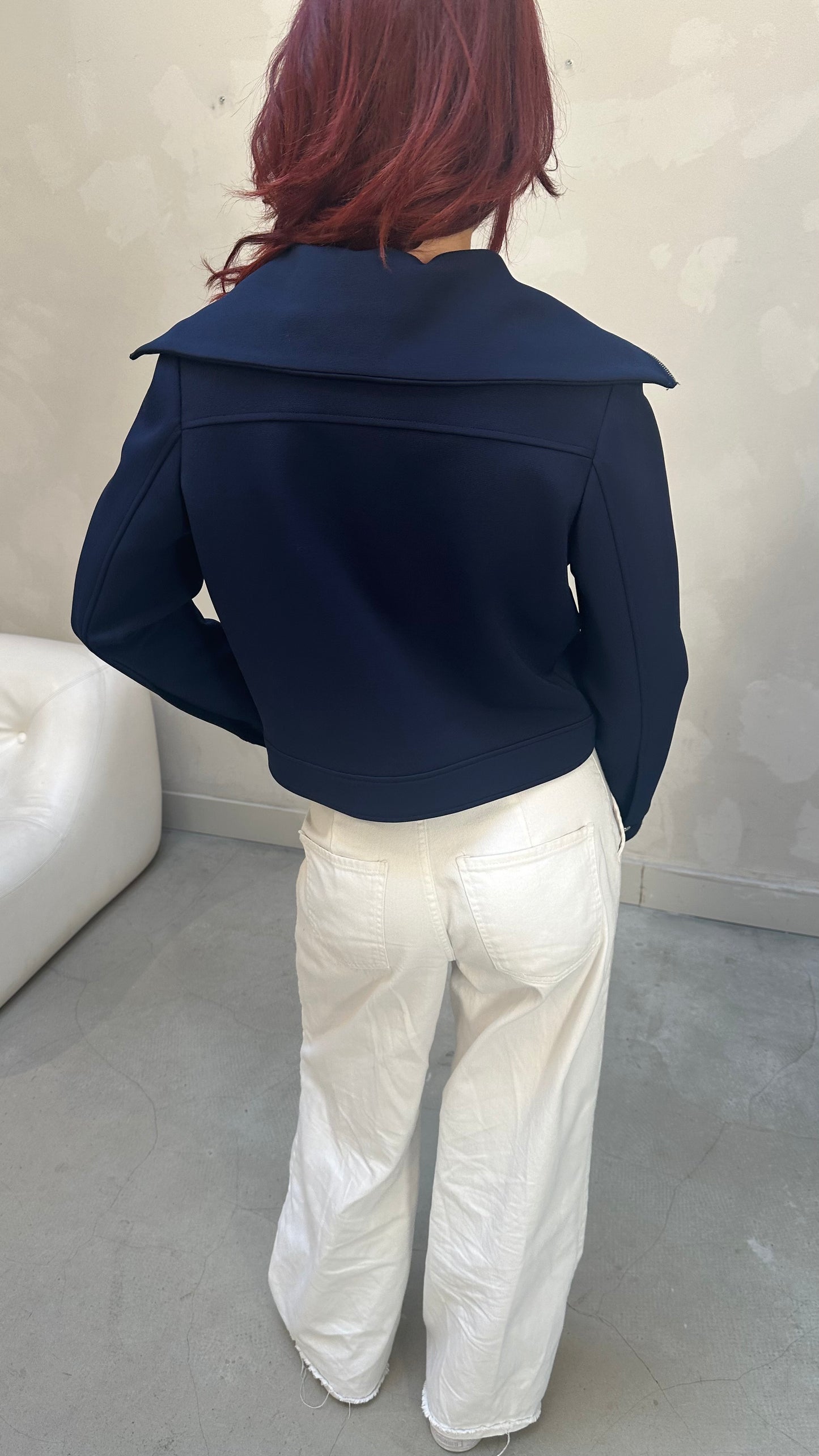 Roseanna Dark blue - Zip up track jacket