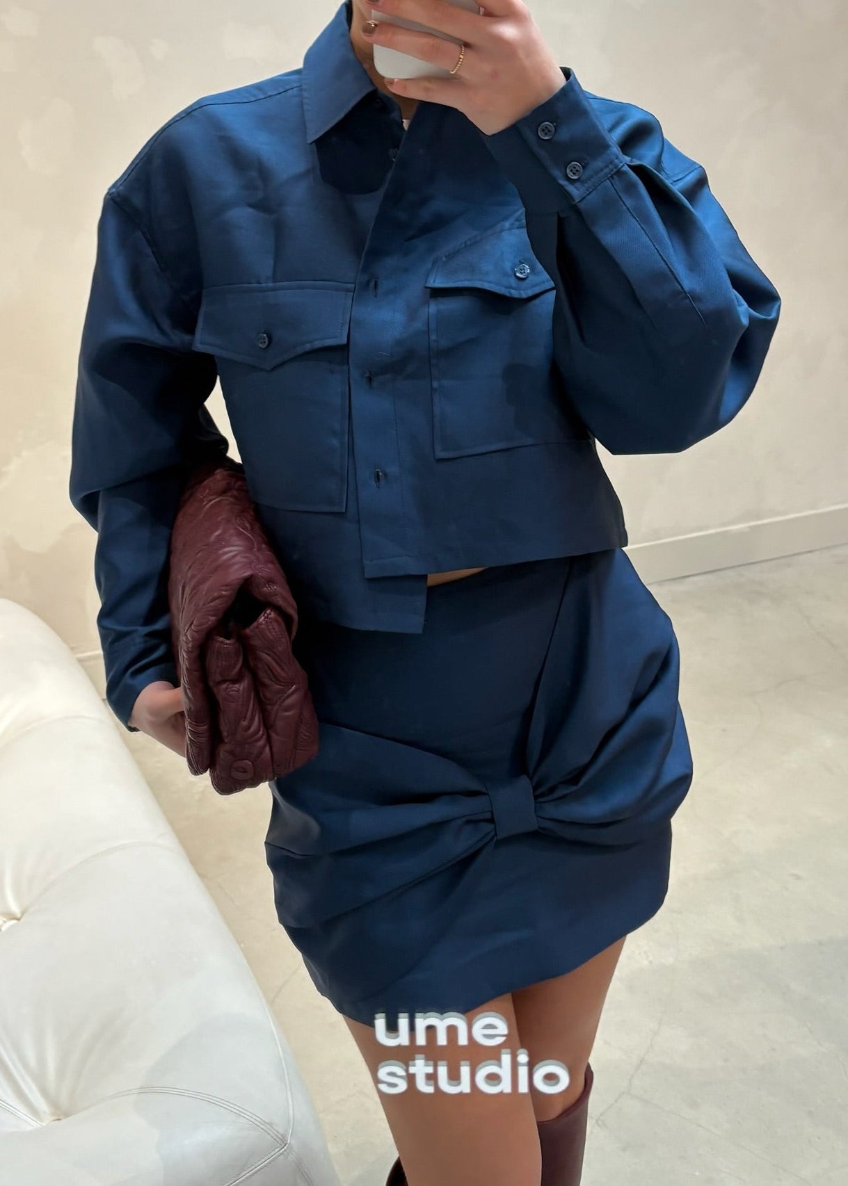 Alix The Label Shirt Blue