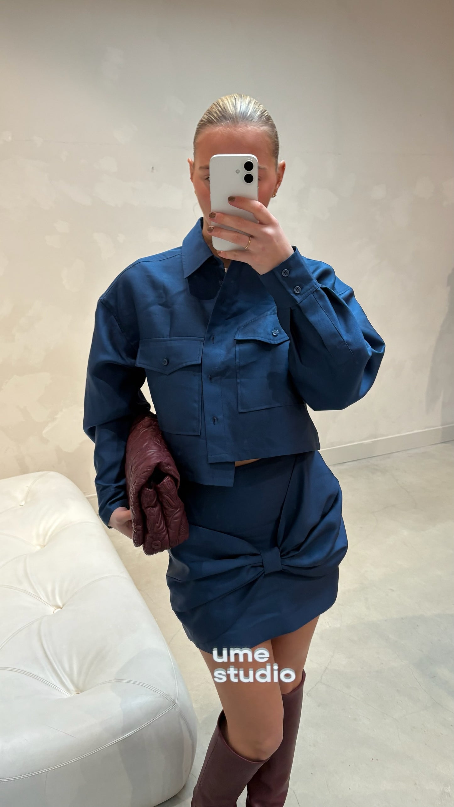 Alix The Label Skirt Blue