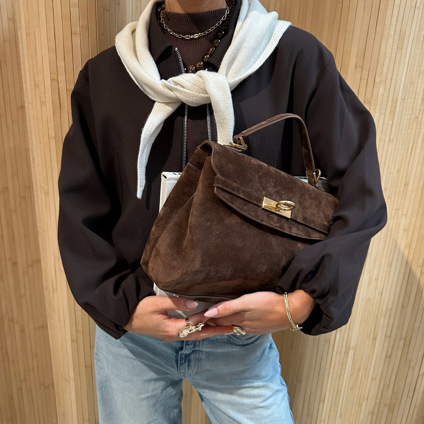 Chique Jacket Brown - Curated By Ume